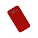 Samsung Galaxy J7 Kılıf Nano içi Kadife Silikon - Kırmızı