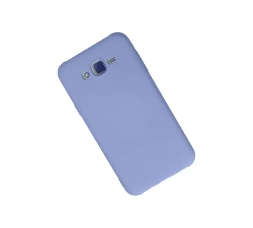 Samsung Galaxy J7 Kılıf Nano içi Kadife Silikon - Lila