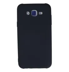 Samsung Galaxy J7 Kılıf Nano içi Kadife Silikon - Lacivert