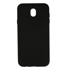 Samsung Galaxy J7 Pro / J730 Kılıf Nano içi Kadife Silikon - Siyah