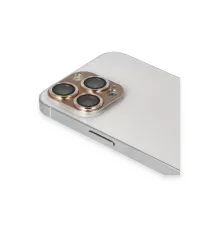 Apple iPhone 13 Pro Max Pers Alüminyum Kamera Lens - Gold