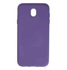 Samsung Galaxy J7 Pro / J730 Kılıf Nano içi Kadife Silikon - Mor