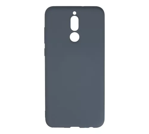 Huawei Mate 10 Lite Kılıf Nano içi Kadife Silikon - Gri