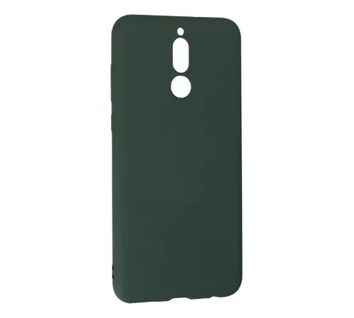 Huawei Mate 10 Lite Kılıf Nano içi Kadife Silikon - Koyu Yeşil