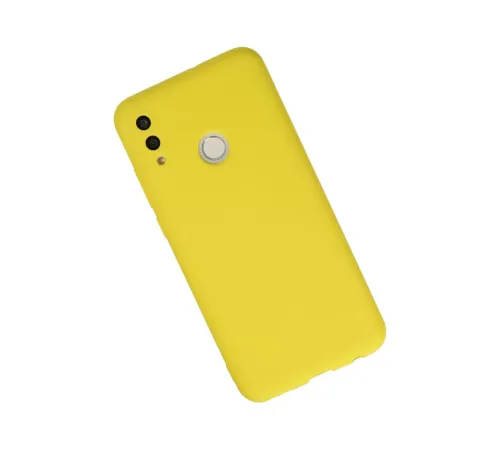 Huawei P Smart 2019 Kılıf Nano içi Kadife Silikon - Sarı