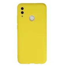 Huawei P Smart 2019 Kılıf Nano içi Kadife Silikon - Sarı