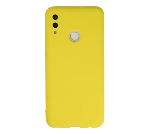 Huawei P Smart 2019 Kılıf Nano içi Kadife Silikon - Sarı