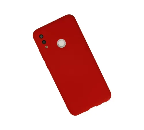 Huawei P Smart 2019 Kılıf Nano içi Kadife Silikon - Kırmızı