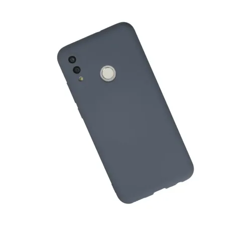 Huawei P Smart 2019 Kılıf Nano içi Kadife Silikon - Gri