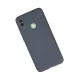Huawei P Smart 2019 Kılıf Nano içi Kadife Silikon - Gri