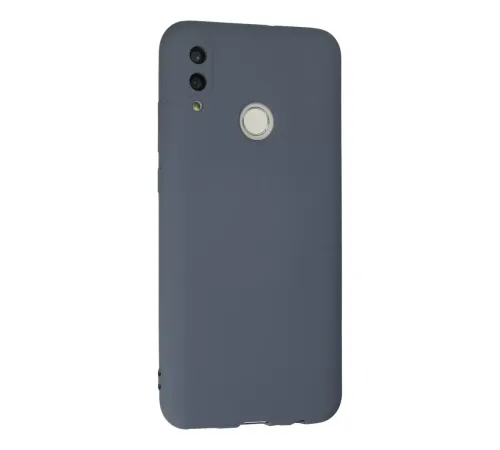 Huawei P Smart 2019 Kılıf Nano içi Kadife Silikon - Gri
