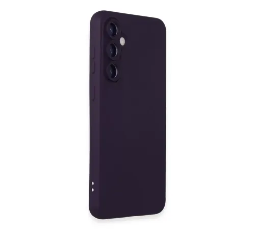 Samsung Galaxy S24 Kılıf Nano içi Kadife Silikon - Mor
