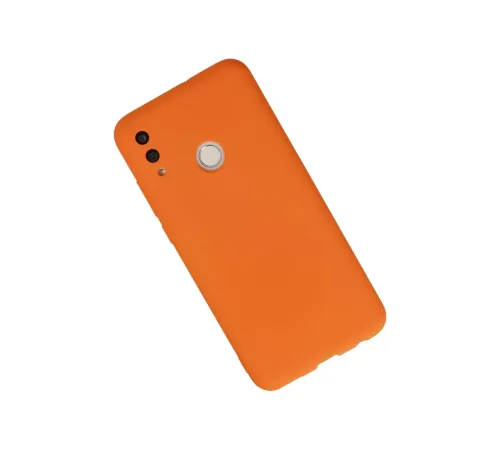Huawei P Smart 2019 Kılıf Nano içi Kadife Silikon - Turuncu