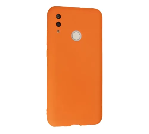 Huawei P Smart 2019 Kılıf Nano içi Kadife Silikon - Turuncu