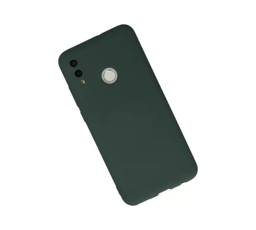 Huawei P Smart 2019 Kılıf Nano içi Kadife Silikon - Koyu Yeşil