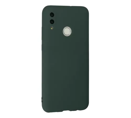 Huawei P Smart 2019 Kılıf Nano içi Kadife Silikon - Koyu Yeşil