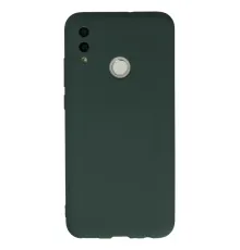 Huawei P Smart 2019 Kılıf Nano içi Kadife Silikon - Koyu Yeşil