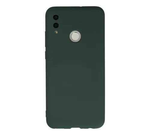 Huawei P Smart 2019 Kılıf Nano içi Kadife Silikon - Koyu Yeşil