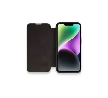 Apple iPhone 13 Pro Kılıf Dolpin Kapaklı - Siyah