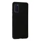 Samsung Galaxy S20 Kılıf Nano içi Kadife Silikon - Siyah