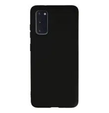 Samsung Galaxy S20 Kılıf Nano içi Kadife Silikon - Siyah
