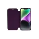 Apple iPhone 12 Kılıf Dolpin Kapaklı - Derin Mor