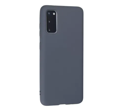 Samsung Galaxy S20 Kılıf Nano içi Kadife Silikon - Gri