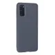 Samsung Galaxy S20 Kılıf Nano içi Kadife Silikon - Gri