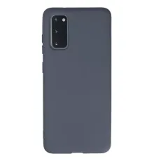 Samsung Galaxy S20 Kılıf Nano içi Kadife Silikon - Gri
