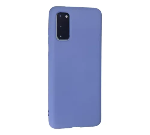 Samsung Galaxy S20 Kılıf Nano içi Kadife Silikon - Lila