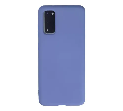 Samsung Galaxy S20 Kılıf Nano içi Kadife Silikon - Lila