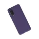 Samsung Galaxy S20 Kılıf Nano içi Kadife Silikon - Mor