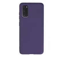 Samsung Galaxy S20 Kılıf Nano içi Kadife Silikon - Mor