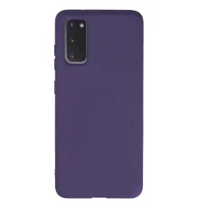 Samsung Galaxy S20 Kılıf Nano içi Kadife Silikon - Mor
