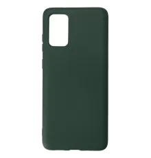 Samsung Galaxy S20 Plus Kılıf Nano içi Kadife Silikon - Koyu Yeşil