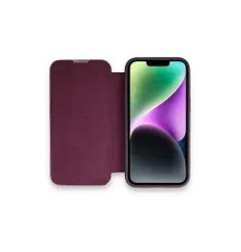 Apple iPhone 14 Pro Kılıf Dolpin Kapaklı - Derin Mor