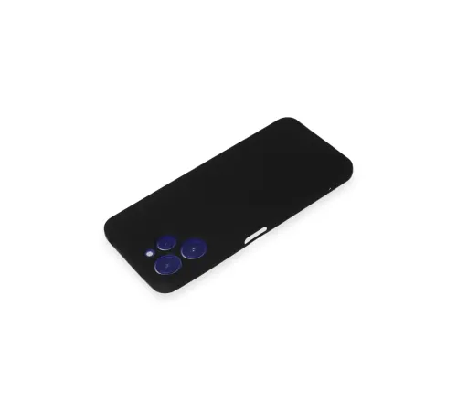 Xiaomi Redmi 12 Kılıf Nano içi Kadife Silikon - Siyah