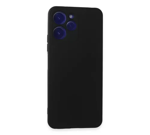 Xiaomi Redmi 12 Kılıf Nano içi Kadife Silikon - Siyah