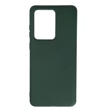 Samsung Galaxy S20 Ultra Kılıf Nano içi Kadife Silikon - Koyu Yeşil