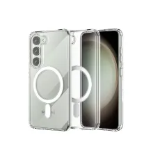Samsung Galaxy S23 Plus Kılıf Magneticsafe Şeffaf Silikon - Şeffaf