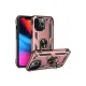 Apple iPhone 13 Pro Max Kılıf Sofya Yüzüklü Silikon Kapak - Rose