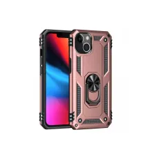 Apple iPhone 13 Kılıf Sofya Yüzüklü Silikon Kapak - Rose