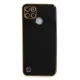 Realme C25Y Kılıf Volet Silikon - Siyah