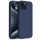 Apple iPhone 15 Kılıf First Silikon - Lacivert