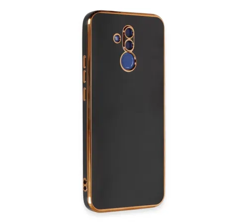 Huawei Mate 20 Lite Kılıf Volet Silikon - Siyah