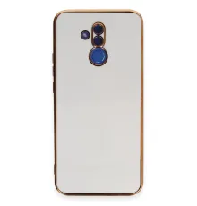 Huawei Mate 20 Lite Kılıf Volet Silikon - Beyaz