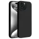 Apple iPhone 15 Plus Kılıf First Silikon - Siyah
