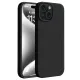 Apple iPhone 15 Plus Kılıf First Silikon - Siyah