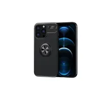 Apple iPhone 13 Pro Max Kılıf Range Yüzüklü Silikon - Siyah