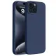 Apple iPhone 15 Plus Kılıf First Silikon - Lacivert